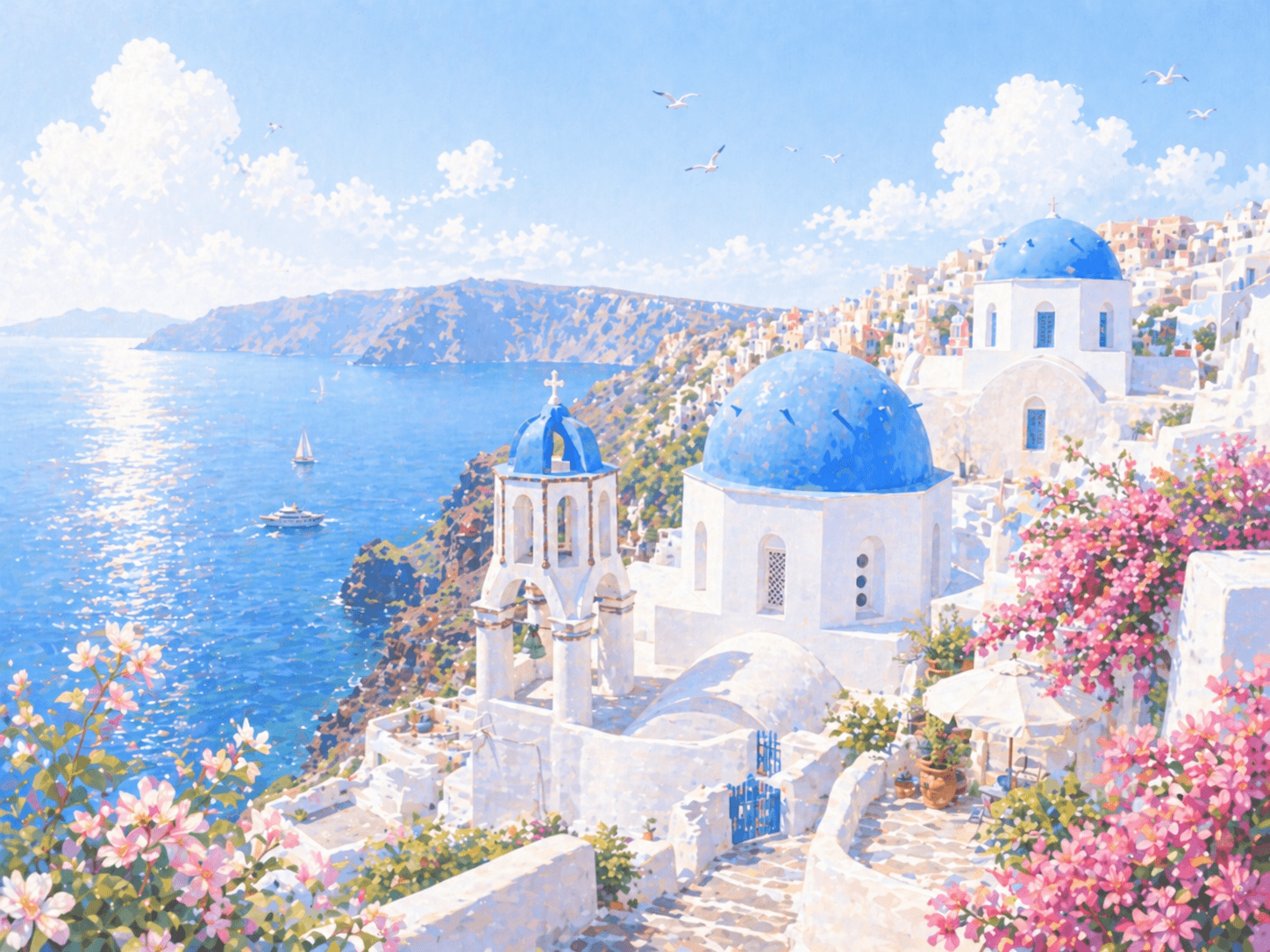 サントリーニ travel inspiration