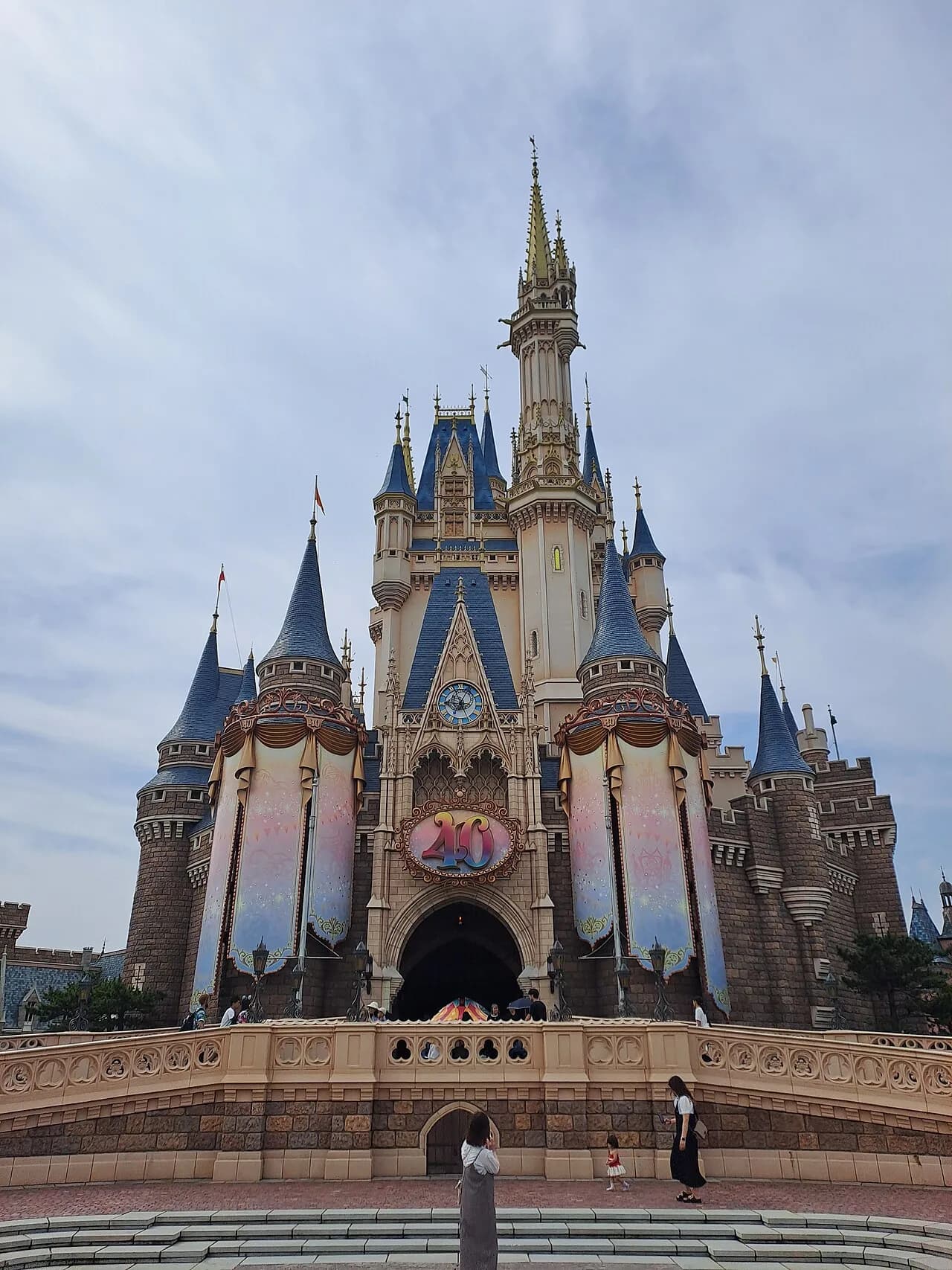 Cinderella Castle at Tokyo Disneyland